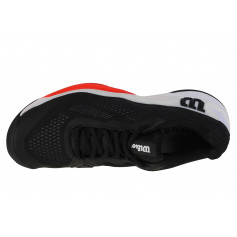Wilson Rush Pro 4.0 WRS328320 Ανδρικά Παπούτσια Τένις για Σκληρά Γήπεδα Μαύρα