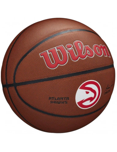 Wilson NBA Atlanta Hawks Μπάλα Μπάσκετ Indoor/Outdoor WTB3100XBATL