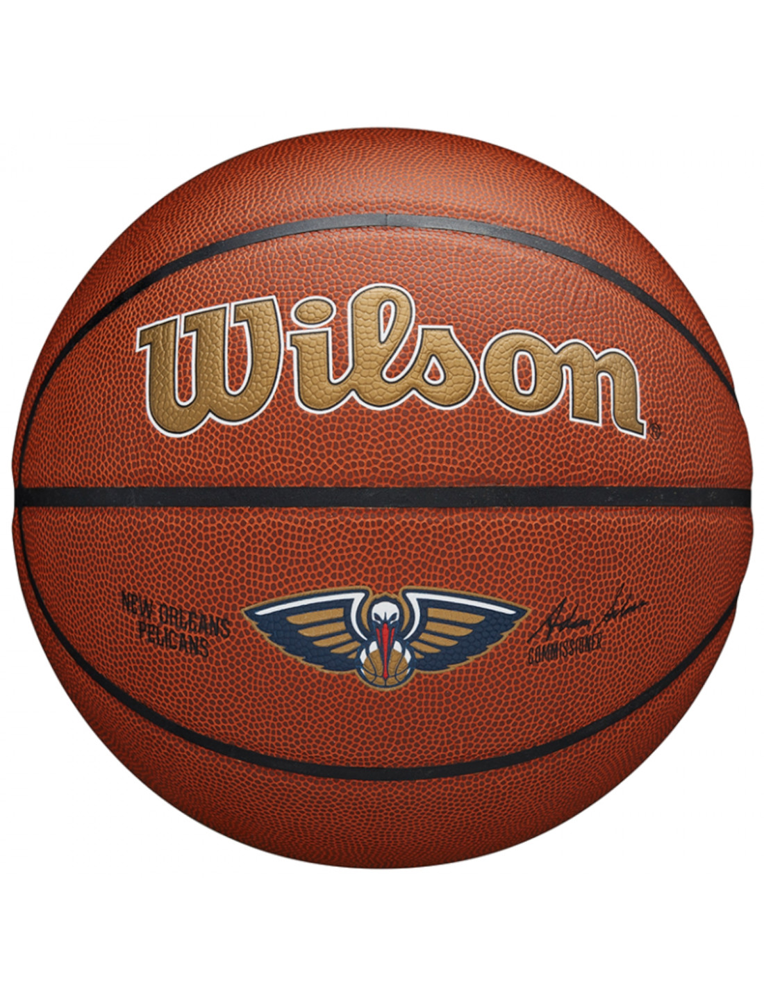Wilson NBA New Orleans Pelicans Μπάλα Μπάσκετ Indoor/Outdoor WTB3100XBBNO