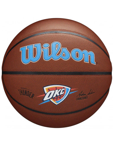 Wilson NBA Oklahoma City Thunder Μπάλα Μπάσκετ Indoor/Outdoor WTB3100XBOKC
