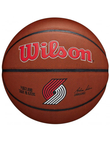 Wilson NBA Portland Trailblazers Μπάλα Μπάσκετ Indoor/Outdoor WTB3100XBPOR