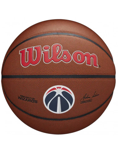 Wilson NBA Washington Wizards Μπάλα Μπάσκετ Indoor/Outdoor WTB3100XBWAS
