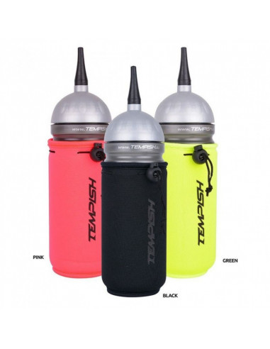 Tempish Ισοθερμική Θήκη για Μπουκάλι 1lt σε Μαύρο χρώμα