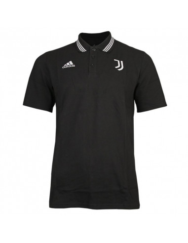 Adidas Juventus Ανδρικό T-shirt Polo Μαύρο HD8879