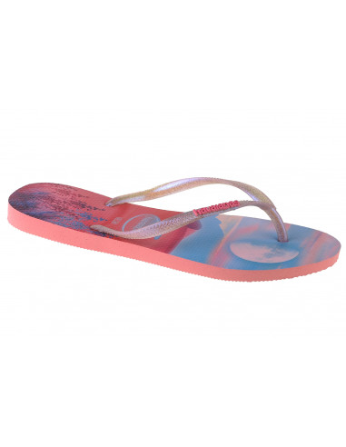 Havaianas Slim Paisage Σαγιονάρες σε Ροζ Χρώμα 4132614-5217