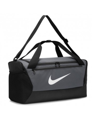 Nike Brasilia DM3976-068 Γυναικεία Τσάντα Ώμου για Γυμναστήριο Γκρι