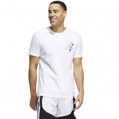 Adidas Skates Ανδρικό T-shirt Λευκό με Στάμπα HL0093