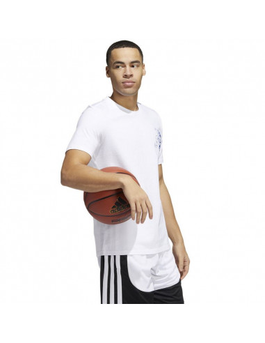 Adidas Skates Ανδρικό T-shirt Λευκό με Στάμπα HL0093