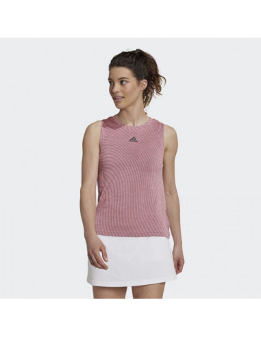 Adidas Αμάνικη Γυναικεία Αθλητική Μπλούζα Beam Pink/Wonder Oxide HH7696