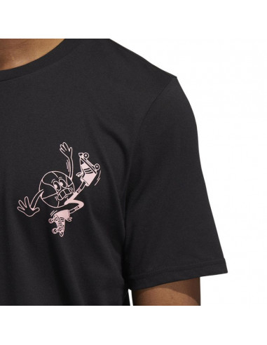 Adidas Skates Ανδρικό T-shirt Μαύρο με Στάμπα HK6723