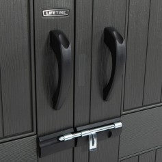 Πλαστική Αποθήκη Κήπου Premium με Διπλή Πόρτα & Αεραγωγό Μ2.27xΠ2.04xΥ2.75m 60310