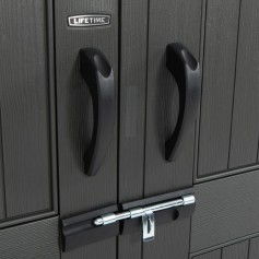 Πλαστική Αποθήκη Κήπου Premium με Διπλή Πόρτα & Αεραγωγό Μ2.27xΠ2.04xΥ2.75m 60310