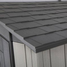 Πλαστική Αποθήκη Κήπου Premium με Διπλή Πόρτα & Αεραγωγό Μ2.27xΠ2.04xΥ2.75m 60310