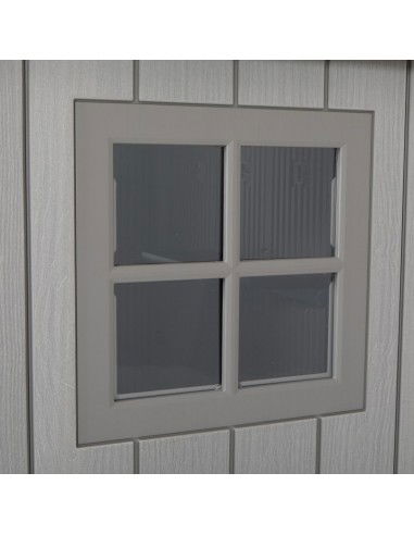 Πλαστική Αποθήκη Κήπου Premium με Διπλή Πόρτα & Αεραγωγό Μ2.27xΠ2.04xΥ2.75m 60310