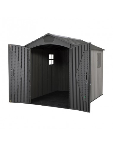 Πλαστική Αποθήκη Κήπου Premium με Διπλή Πόρτα & Αεραγωγό Μ2.27xΠ2.04xΥ2.75m 60310