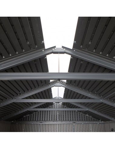 Πλαστική Αποθήκη Κήπου Premium με Διπλή Πόρτα & Αεραγωγό Μ2.27xΠ2.04xΥ2.75m 60310