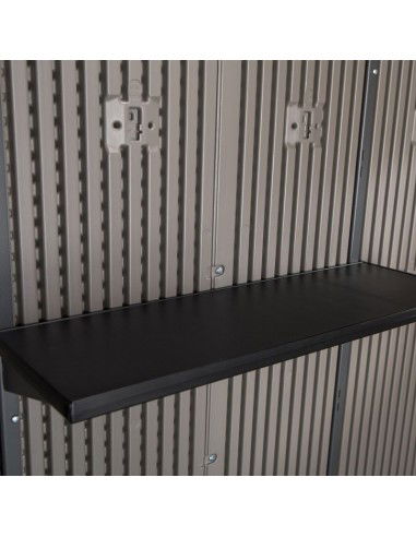 Πλαστική Αποθήκη Κήπου Premium με Διπλή Πόρτα & Αεραγωγό Μ2.27xΠ2.04xΥ2.75m 60310