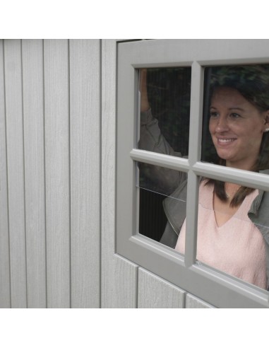 Πλαστική Αποθήκη Κήπου Premium με Διπλή Πόρτα & Αεραγωγό Μ2.27xΠ2.04xΥ2.75m 60310