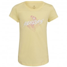 Adidas 3 Bar G Παιδικό T-shirt Κίτρινο HL1619