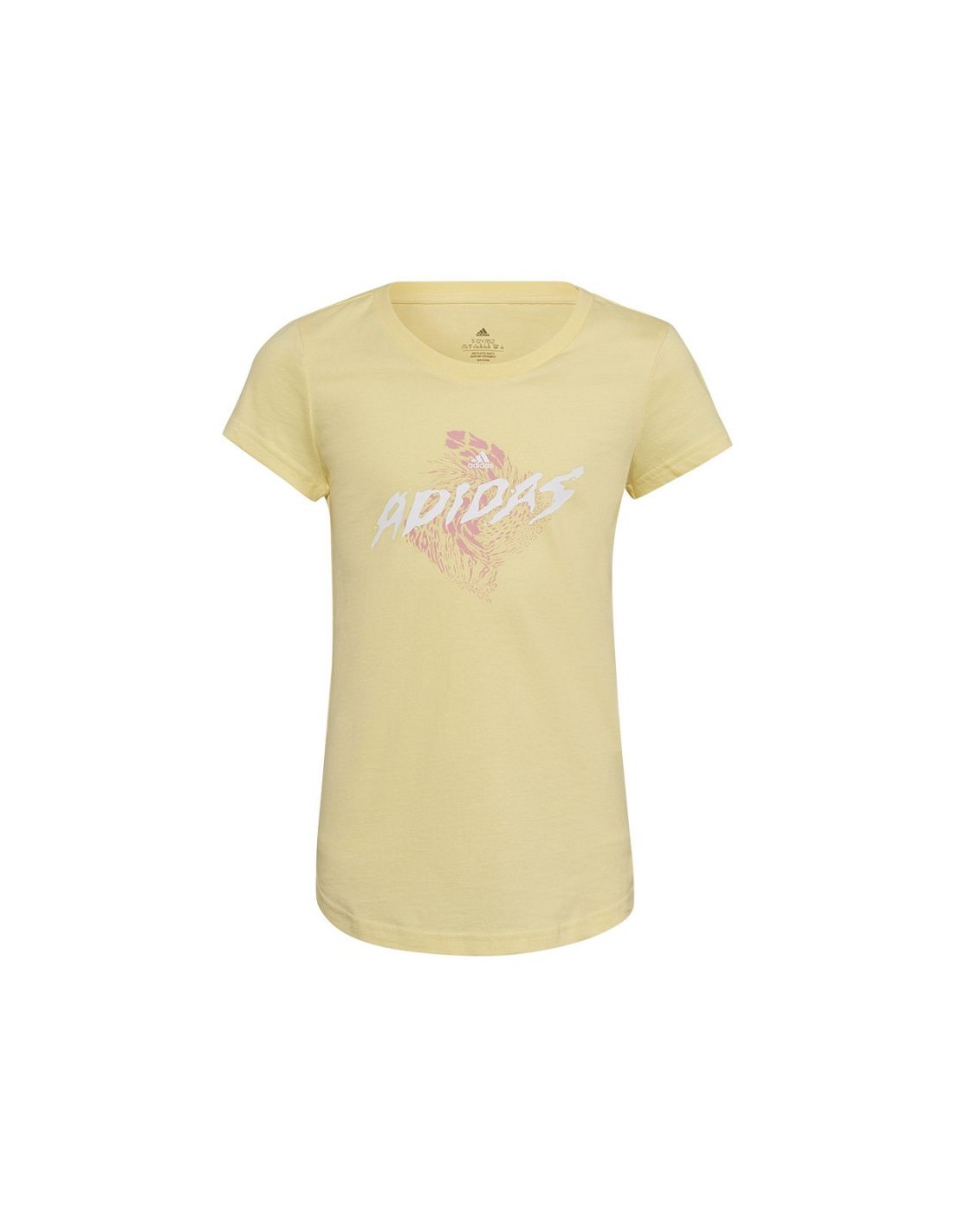 Adidas 3 Bar G Παιδικό T-shirt Κίτρινο HL1619