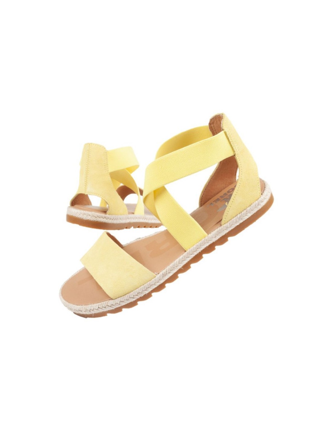 Sorel Ella II Γυναικεία Σανδάλια σε Κίτρινο Χρώμα NL4049-757