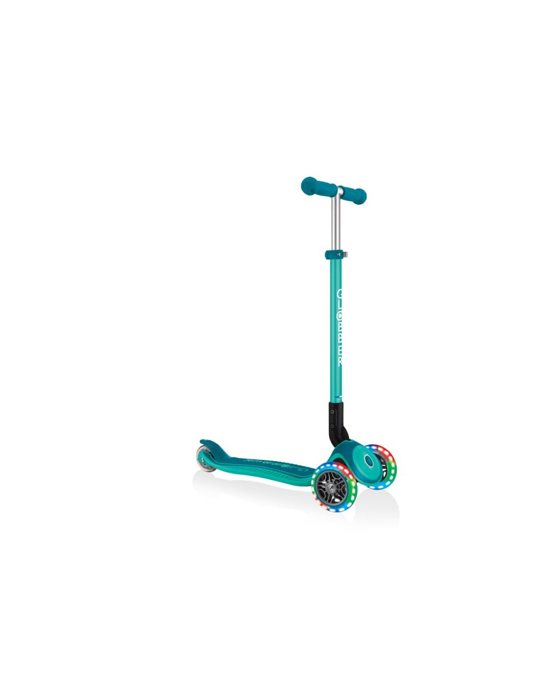 Globber Globber Παιδικό Πατίνι Αναδιπλούμενο Primo Foldable Plus Lights Τρίτροχο για 3+ Ετών Γαλάζιο 439-107