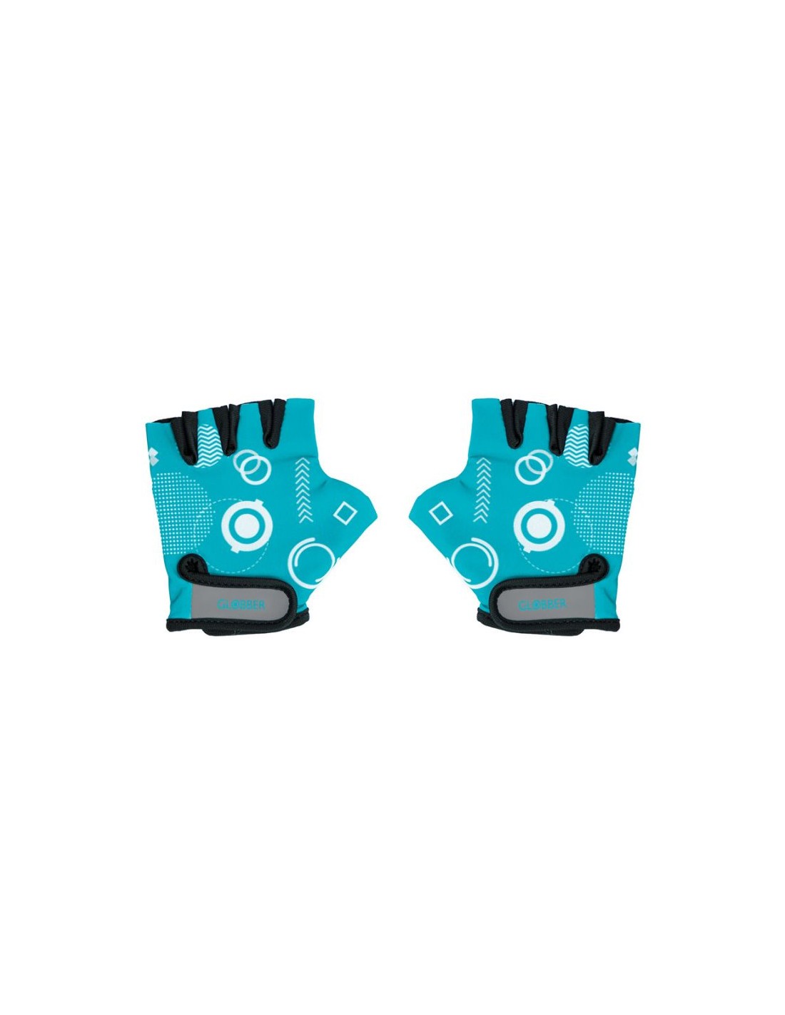 Globber Xs 2 528005 Κοντά Γάντια Ποδηλασίας Παιδικά Μπλε