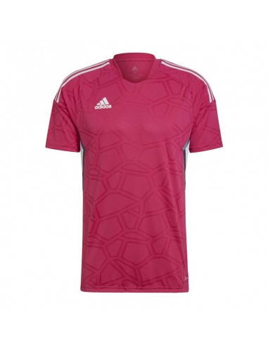 Adidas Condivo 22 Αθλητικό Ανδρικό T-shirt Μπορντό με Λογότυπο HE2947