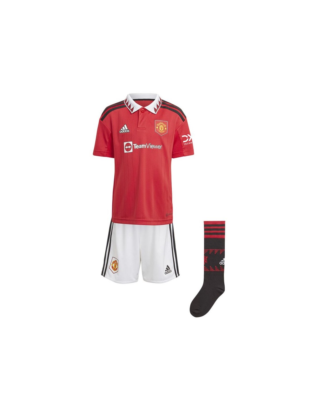 Adidas Manchester United 22/23 Home H64050 Παιδικό Σετ Εμφάνισης Ποδοσφαίρου - adidas performance - 