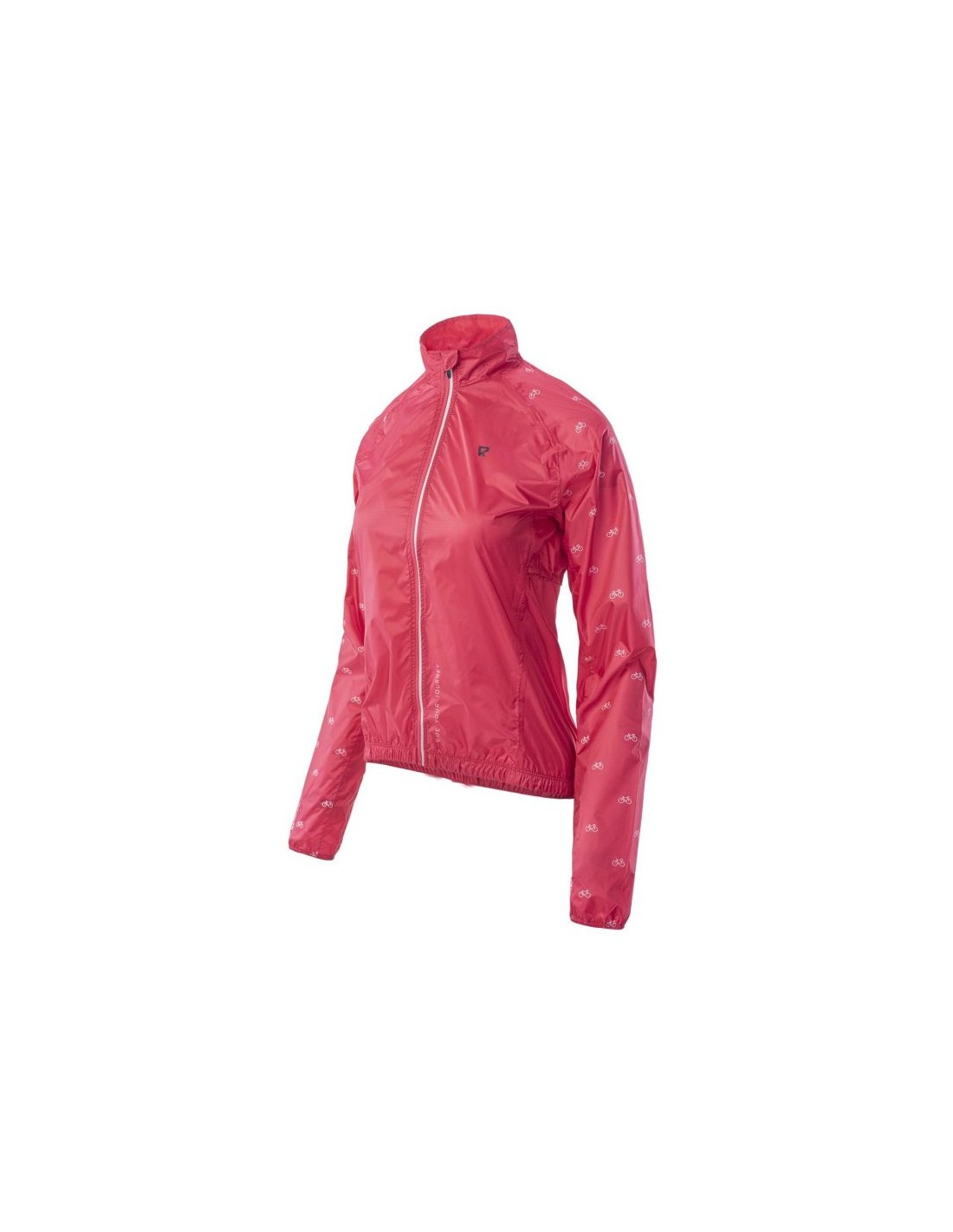 Radvik Papa 92800406983 Γυναικείο Αδιάβροχο Αντιανεμικό Ποδηλασίας Μακρυμάνικο Κόκκινο