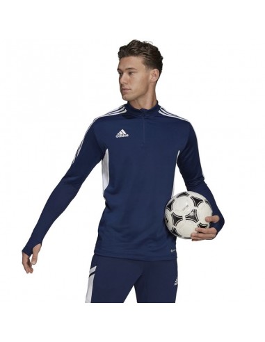 Adidas Condivo 22 Ανδρική Μπλούζα με Φερμουάρ Μακρυμάνικη Navy Μπλε HA6270