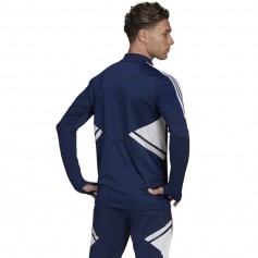 Adidas Condivo 22 Ανδρική Μπλούζα με Φερμουάρ Μακρυμάνικη Navy Μπλε HA6270
