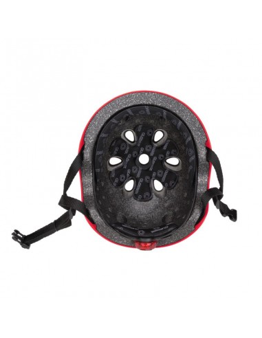Globber Primo Lights 505-102 Παιδικό Κράνος για Ποδήλατο & Πατίνι Κόκκινο με Ενσωματωμένο Φωτάκι LED