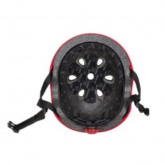 Globber Primo Lights 505-102 Παιδικό Κράνος για Ποδήλατο & Πατίνι Κόκκινο με Ενσωματωμένο Φωτάκι LED