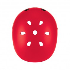 Globber Primo Lights 505-102 Παιδικό Κράνος για Ποδήλατο & Πατίνι Κόκκινο με Ενσωματωμένο Φωτάκι LED