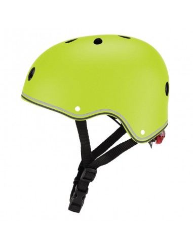 Globber Primo Lights 505-106 Παιδικό Κράνος για Ποδήλατο & Πατίνι Πράσινο με Ενσωματωμένο Φωτάκι LED