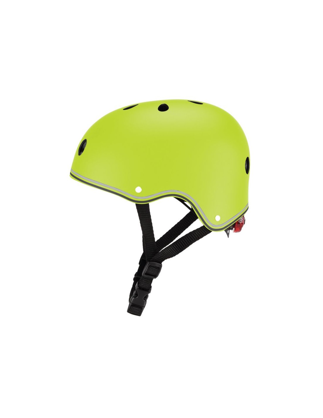 Globber Primo Lights 505-106 Παιδικό Κράνος για Ποδήλατο &amp; Πατίνι Πράσινο με Ενσωματωμένο Φωτάκι LED