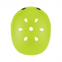 Globber Primo Lights 505-106 Παιδικό Κράνος για Ποδήλατο & Πατίνι Πράσινο με Ενσωματωμένο Φωτάκι LED