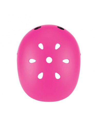 Globber Primo Lights 505-110 Παιδικό Κράνος για Ποδήλατο & Πατίνι Ροζ με Ενσωματωμένο Φωτάκι LED