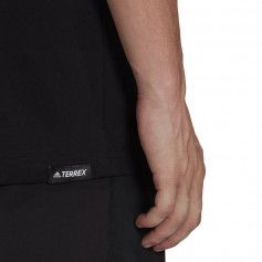 Adidas Αθλητικό Ανδρικό T-shirt Μαύρο με Στάμπα H50930