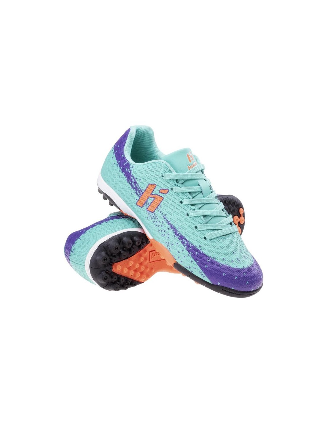 Huari Huari Παιδικά Ποδοσφαιρικά Παπούτσια Recoleti Tf με Σχάρα Τιρκουάζ 92800402416