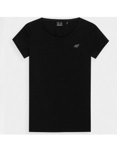 4F Γυναικείο Αθλητικό T-shirt Μαύρο H4Z22-TSD350-20S