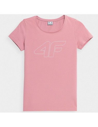 4F Γυναικείο T-shirt Ροζ με Στάμπα H4Z22-TSD353-56S