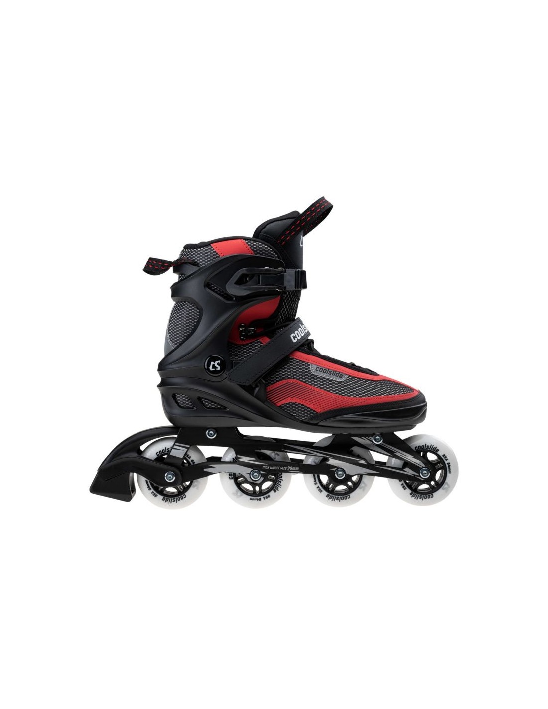 Coolslide Roma Inline Rollers Μαύρα/Κόκκινα Ενηλίκων