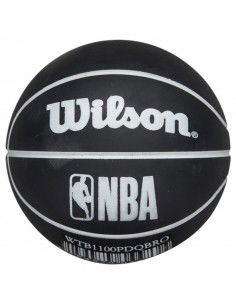 Wilson Dribbler Brooklyn Nets Mini Μπάλα Μπάσκετ Indoor/Outdoor WTB1100PDQBRO 2