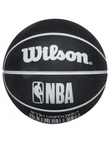 Wilson Dribbler Brooklyn Nets Mini Μπάλα Μπάσκετ Indoor/Outdoor WTB1100PDQBRO