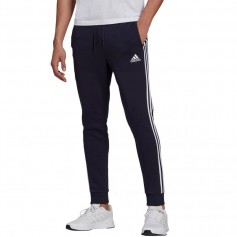 Adidas Essentials Παντελόνι Φόρμας με Λάστιχο Fleece Legend Ink GK8823