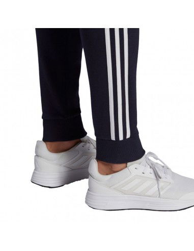Adidas Essentials Παντελόνι Φόρμας με Λάστιχο Fleece Legend Ink GK8823