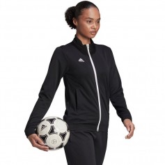 Adidas Entrada 22 Γυναικεία Ζακέτα Φούτερ Μαύρη H57525