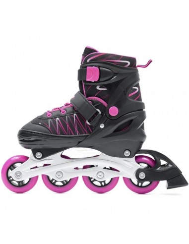 SMJ Sport UT103 Lea Inline Αυξομειούμενα Rollers Μαύρα Παιδικά